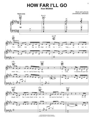 How Far I'll Go Sheet Music: A Journey of Emotions and Expressions